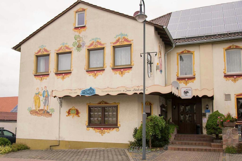 Traditionsgasthof Zum Luedertal Bimbach Exteriér fotografie